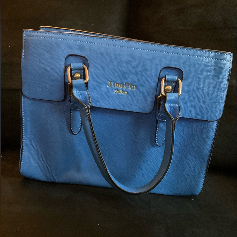Bright Blue Purse Shoulder Bag